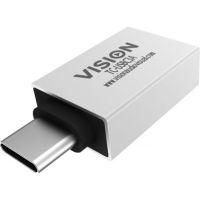 Vision TC-USBC3A cable gender changer USB-A USB-C White