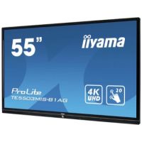 iiyama ProLite TE5503MIS-B1AG touch screen monitor 139.7 cm (55") 3840 x 2160 pixels Black Multi-touch Multi-user