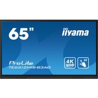 iiyama TE6512MIS-B3AG Signage Display Kiosk design 165.1 cm (65") LCD Wi-Fi 400 cd/m² 4K Ultra HD Black Touchscreen Built-in processor Android 11 24/7