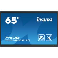 iiyama TE6514MIS-B1AG Signage Display Interactive flat panel 165.1 cm (65") LCD Wi-Fi 435 cd/m² 4K Ultra HD Black Touchscreen Built-in processor Android 24/7