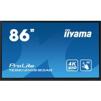 iiyama TE8612MIS-B3AG Signage Display Kiosk design 2.18 m (86") LCD Wi-Fi 400 cd/m² 4K Ultra HD Black Touchscreen Built-in processor Android 11 24/7