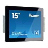 iiyama ProLite TF1515MC-B1 touch screen monitor 38.1 cm (15") 1024 x 768 pixels Black Multi-touch