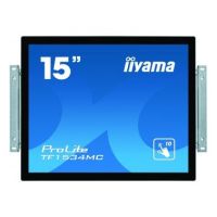 iiyama ProLite TF1534MC-B6X touch screen monitor 38.1 cm (15") 1024 x 768 pixels Black Multi-touch Multi-user