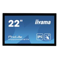 iiyama ProLite TF2234MC-B7X computer monitor 54.6 cm (21.5") 1920 x 1080 pixels Full HD LED Touchscreen Multi-user Black