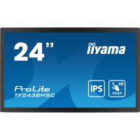 iiyama TF2438MSC-B1 Signage Display Digital A-board 61 cm (24") LED 600 cd/m² Full HD Black Touchscreen