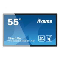 iiyama ProLite TF5538UHSC-B1AG 139.7 cm (55") LED 4K Ultra HD Touchscreen Interactive flat panel Black