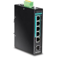 5-PORT GGB POE+ DIN-RAIL SWITCH