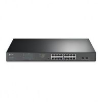 TP-LINK JetStream 16-Port Gigabit Easy Smart PoE/PoE+ Switch