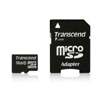 Transcend microSDXC/SDHC Class 10 UHS-I 16GB with Adapter