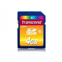 Transcend TS4GSDHC10 memory card 4 GB SDHC Class 10