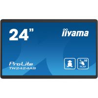 iiyama TW2424AS-B1 Signage Display Digital signage flat panel 60.5 cm (23.8") Wi-Fi 250 cd/m² 4K Ultra HD Black Touchscreen Built-in processor Android 24/7