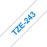 Brother TZE-243 DirectLabel blue on white 18mm x 8m for Brother P-Touch TZ 3.5-18mm/36mm/6-18mm/6-24mm/6-36mm