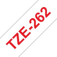 Brother TZE-262 DirectLabel red on white Laminat 36mm x 8m for Brother P-Touch TZ 3.5-36mm/HSE/6-36mm