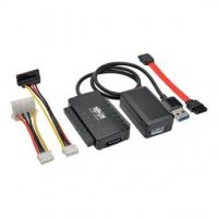 Tripp Lite USB 3.0 SuperSpeed to SATA/IDE Adapter with Built-In USB Cable, 2.5 in., 3.5 in. and 5.25 in. Hard Drives