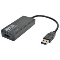 Tripp Lite USB 3.0 SuperSpeed to HDMI Dual Monitor External Video Graphics Card Adapter, 512 MB SDRAM - 2048x1152,1080p