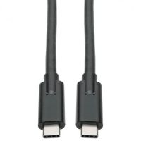 Tripp Lite U420-006-5A USB-C Cable (M/M) - USB 3.2, Gen 1 (5 Gbps), 5A Rating, Thunderbolt 3 Compatible, 6 ft. (1.83 m)