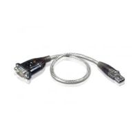 Aten UC232A1-AT cable interface/gender adapter USB RS-232 Black,Metallic