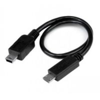 StarTech USB OTG Cable - Micro USB to Mini USB - M/M - 8 in.