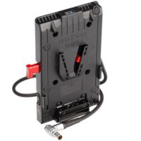 Hedbox UNIX-0BL V-Mount Battery Plate with 3x D-Tap 1x USB 1x 50cm 2-pin FGG.0B.302 cable (RA)