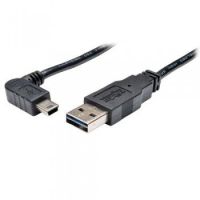 Tripp Lite Universal Reversible USB 2.0 Hi-Speed Cable (Reversible A to Right-Angle 5Pin Mini B M/M), 6-ft.