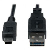 Tripp Lite Universal Reversible USB 2.0 Hi-Speed Cable (Reversible A to 5Pin Mini B M/M), 1.83 m