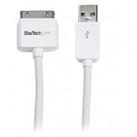 StarTech 3m (10 ft) Long Apple 30-pin Dock Connector to USB Cable iPhone / iPod / iPad with Stepped Connector