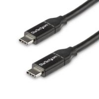 StarTech USB-C to USB-C Cable w/ 5A PD - M/M - 0.5 m - USB 2.0 - USB-IF Certified