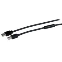 StarTech 15m / 50 ft Active USB 2.0 A to B Cable - M/M