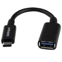 StarTech USB-C to USB-A Adapter Cable - M/F - 6in - USB 3.0 - USB-IF Certified