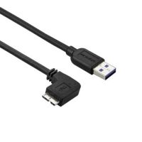 StarTech Slim Micro-USB 3.0 Cable - M/M - Left-Angle Micro USB - 2m (6ft)