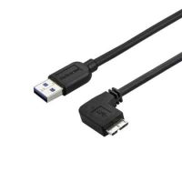 StarTech Slim Micro-USB 3.0 Cable - M/M - Right-Angle Micro USB - 2m (6ft)