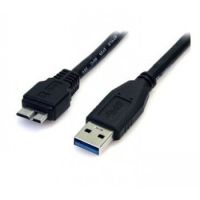 StarTech 0.5m (1.5ft) Black SuperSpeed USB 3.0 Cable A to Micro B - M/M