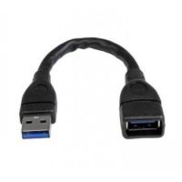 StarTech USB 3.0 A-to-A extension cable - 6 in, black