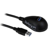 StarTech 5 ft Black Desktop SuperSpeed USB 3.0 Extension Cable - A to A M/F