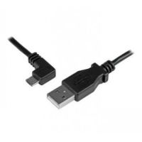 StarTech Micro-USB Charge-and-Sync Cable M/M - Left-Angle Micro-USB - 30/24 AWG - 1 m (3 ft.)