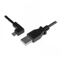 StarTech Micro-USB Charge-and-Sync Cable M/M - Left-Angle Micro-USB - 24 AWG - 0.5 m