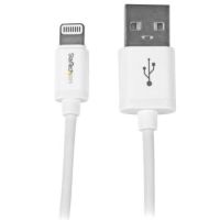 StarTech 1 m (3 ft.) USB to Lightning Cable - iPhone / iPad / iPod Charger Cable - High Speed Charging Lightning to USB Cable - Apple MFi Certified - White