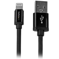 StarTech 2 m (6 ft.) USB to Lightning Cable - Long iPhone / iPad / iPod Charger Cable - Lightning to USB Cable - Apple MFi Certified - Black