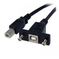 StarTech 1 ft Panel Mount USB Cable B to B - F/M