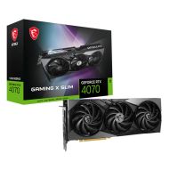 MSI GAMING GEFORCE RTX 4070 X SLIM 12G graphics card NVIDIA 12 GB GDDR6X