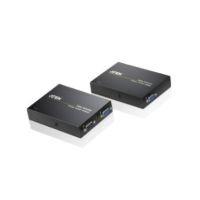 ATEN VE150A-AT-E AV extender AV transmitter & receiver Black