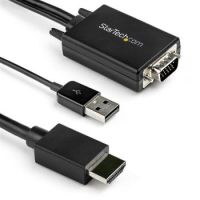 VGA TO HDMI CABLE - USB AUDIO