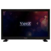 ViewZ 43"HD 1080P LED Metal Monitor, Hybrid(TVI/CVI/AHD) BNC(1In/1Out)CVBS BNC(I/O)VGA/HDMI(Black)