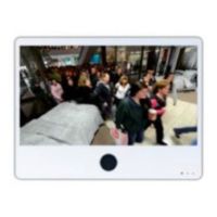 ViewZ 23" IP Public View Monitor with Ethernet (White)