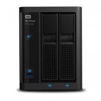 Western Digital WDBBCL0160JBK-EESN My Cloud PR2100 N3710 Ethernet LAN Desktop Black NAS