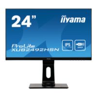 iiyama ProLite XUB2492HSN-B1 computer monitor 60.5 cm (23.8") 1920 x 1080 pixels Full HD LED Black