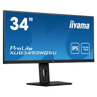 iiyama ProLite XUB3493WQSU-B5 computer monitor 86.4 cm (34") 3440 x 1440 pixels UltraWide Quad HD LED Black