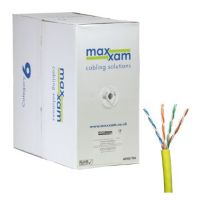 Cablenet Cat6 Yellow U/UTP LSOH 23AWG Solid CPR Dca Cable 305m Reelex Box