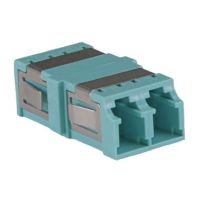 Cablenet OM3 LC Duplex Adaptor Aqua (No Flange)